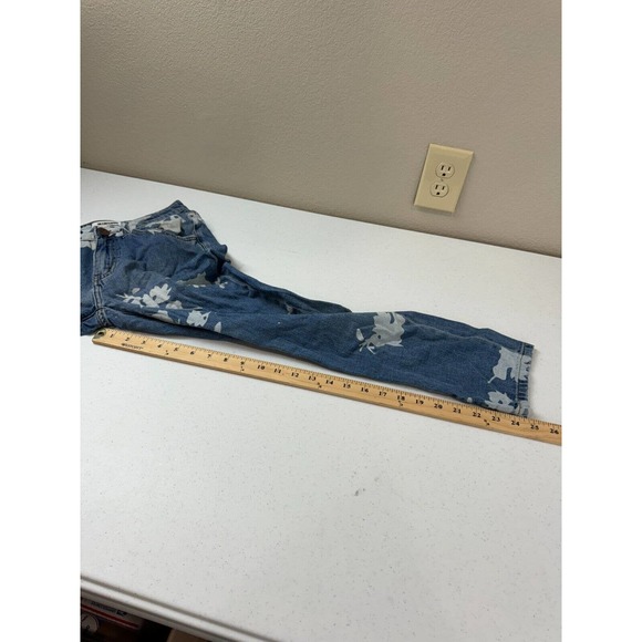 One Teaspoon Womens Awesome Baggies Jean Sz 23 Havana Floral High Waist Straight - Picture 12 of 16